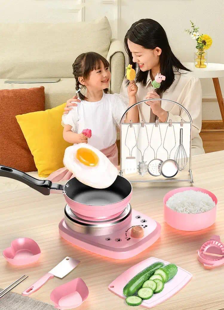 Children's Real Cooking Mini Kitchen Toys - 22 PCS Set Children's Real Cooking Mini Kitchen Toys - 22 PCS Set