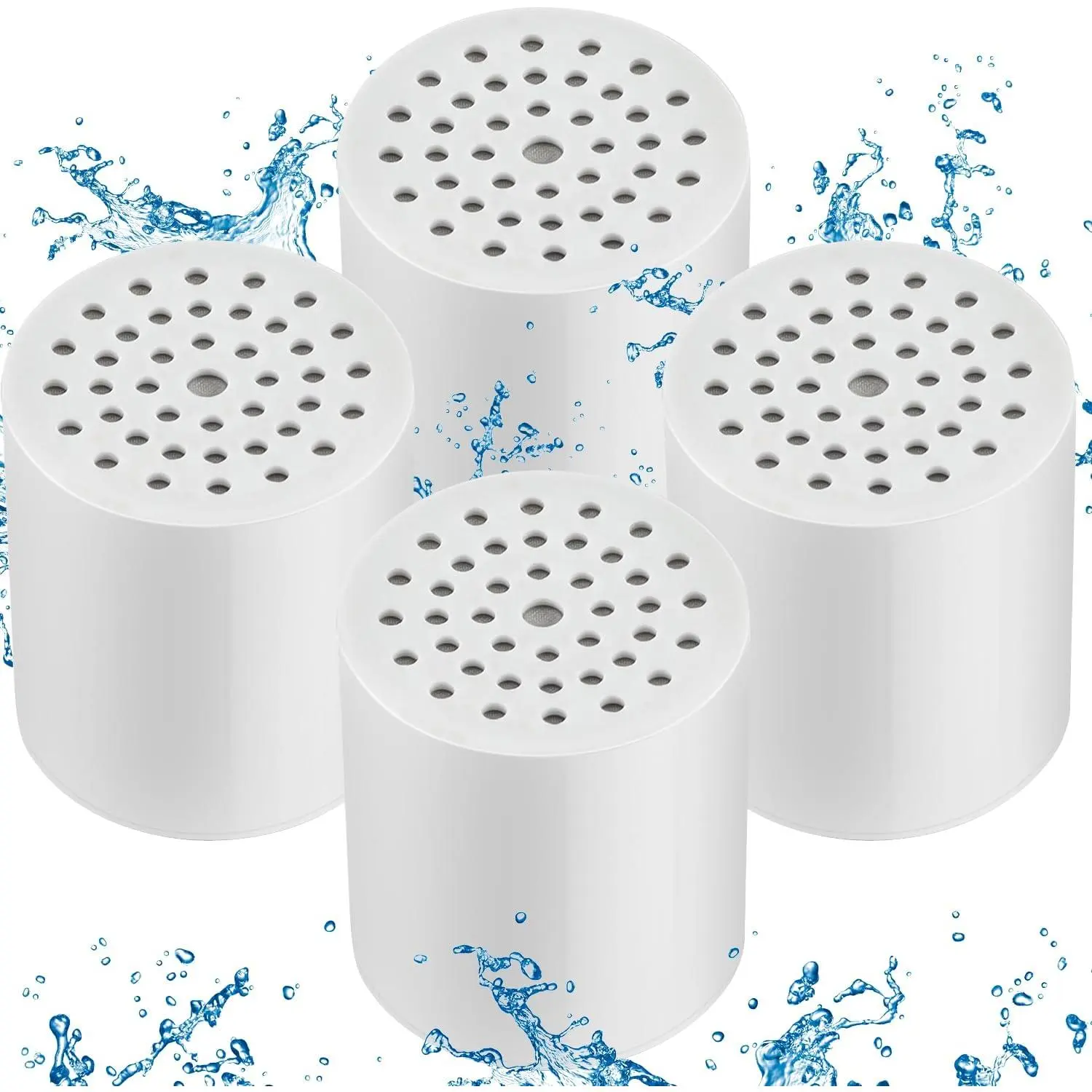 4 Pack 15 Stage Shower Filter   Filter with Vitamin C Shower   for Hard Water by