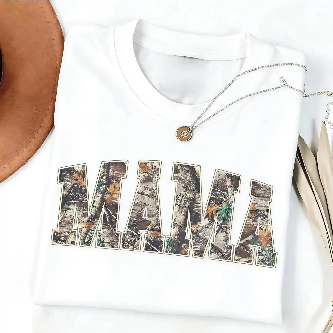 Hunting Mama T-Shirt, Camo Mama Shirt, Mother's Day Gift, Camouflage Mama T-Shirt, Varsity Mama Shirt, Retro Mam Shirt,Cotton Unisex Graphic Casual Short Sleeve Crew Neck,Shirt for Men & Women, Gift for Her and Him Unisex T-shirt