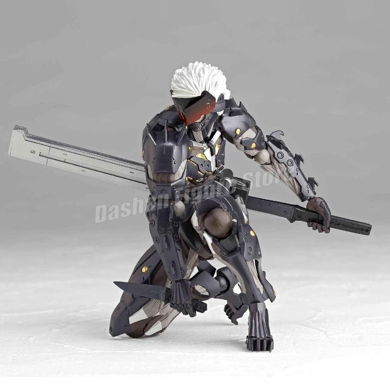 Kaiyodo Revoltech Metal Gear Solid Raiden Action Figure PVC Movable Model #140 Collection 15cm Solid Snake Jack Figurine Toys popular