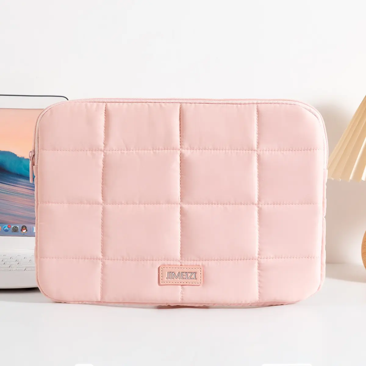 For MacBook 14 Inch 15.6 Inch Laptop Sleeve, Premium Minimalist Notebook Carrying Bag Soft Protective Pouch Slim Tablet Storage Bag for Work Travel Daily Use Laptop Computer Bag