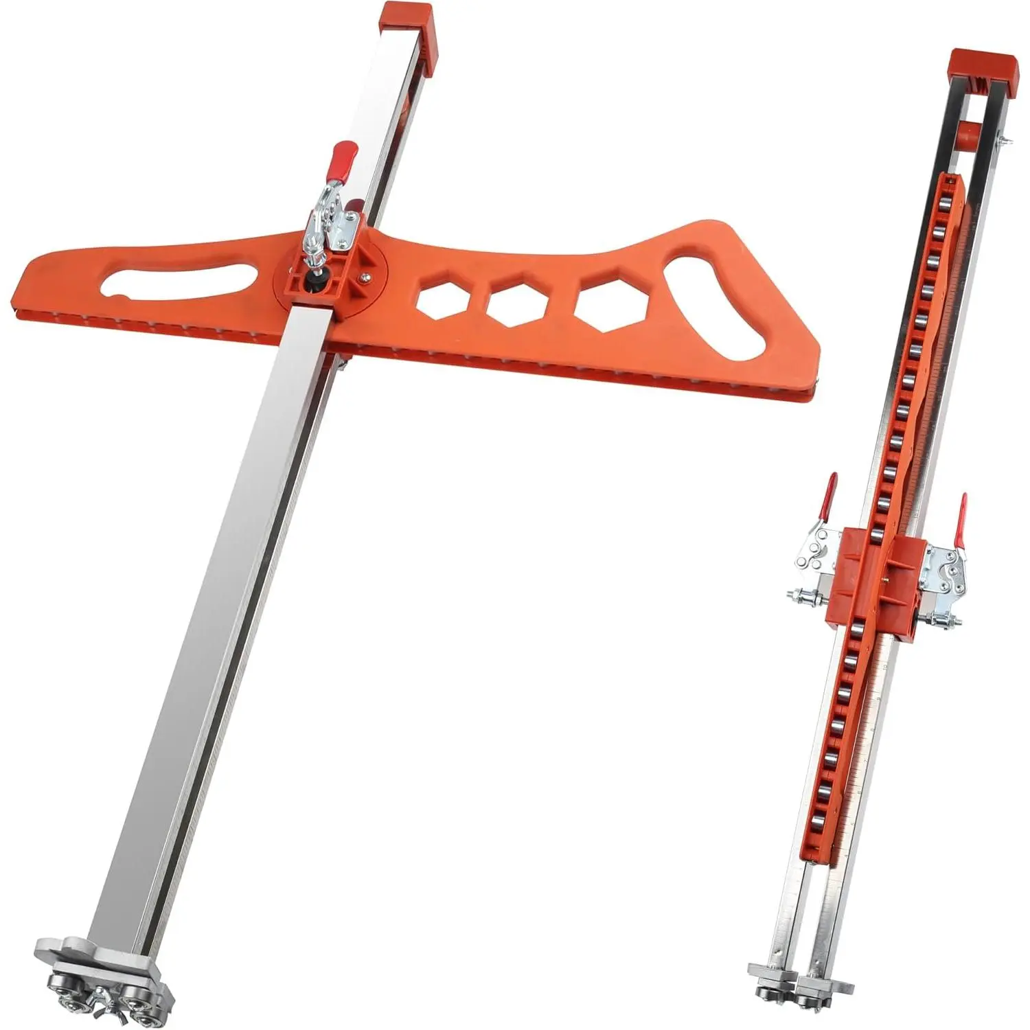 Heavy Duty Drywall Cutting Tool, 1.5 to 60cm Foldable Sheetrock Cutter, Suitable  Gypsum Boards with Thicknesses of 1/4 "&3/8"&1/2 "