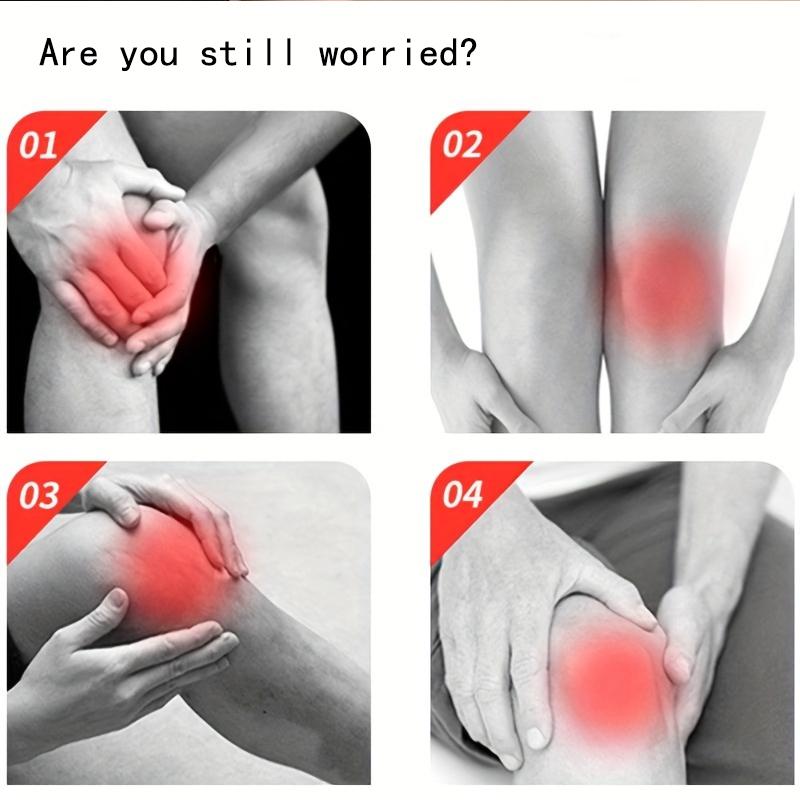 Double-sided Massage Points Knee Pads, 1 Pair Warm Knee Wrap, Knee Support for Elderly & Air-conditioned Rooms, Sports & Outdoor Accessories, Christmas, Christmas Gift, Knee Pads Knees