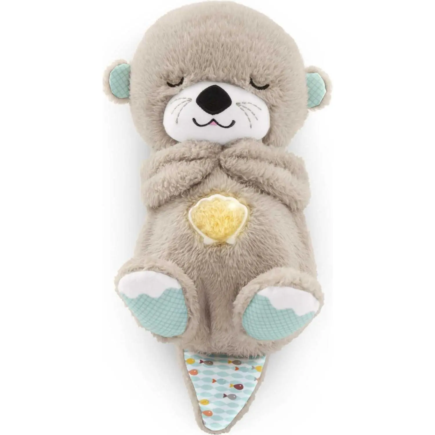 BABY Toy Soothe 'n Snuggle Otter Portable Plush Sound Machine with Music Lights & Breathing Motion for Newborns 0+ Months