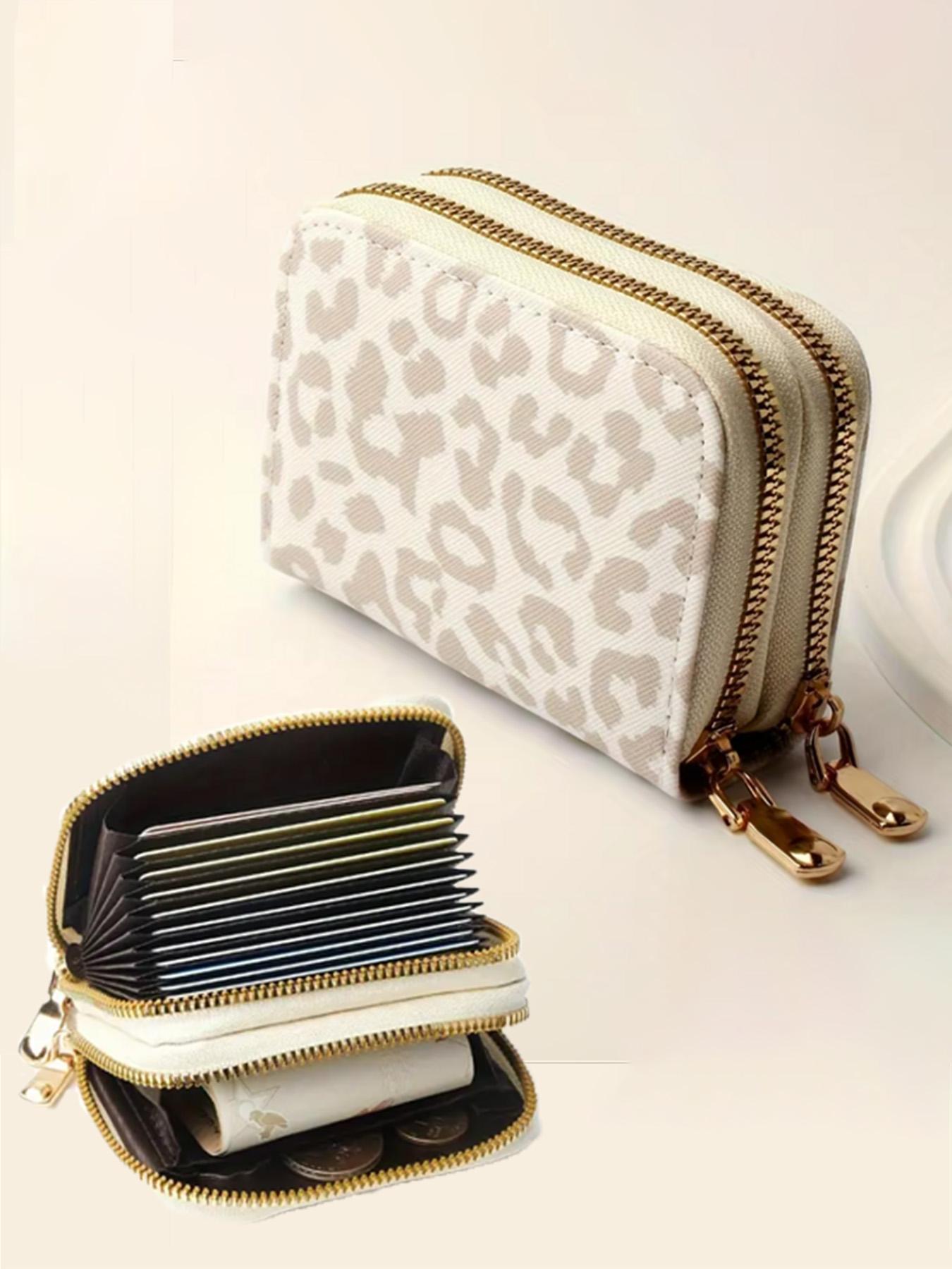 Fashion Leopard Pattern Zipper Trifold Card Holder, 2024 New Style Casual Versatile Fashionable Card Holder for Women, Trendy All-match & Exquisite Card Holder for Daily Use, Purse, Wallet Card Holder, Card Bag Fashion Leopard Pattern Zipper Trifold Card Holder, 2024 New Style Casual Versatile Fashionable Card Holder for Women, Trendy All-match & Exquisite Card Holder for Daily Use, Purse, Wallet Card Holder, Card Bag