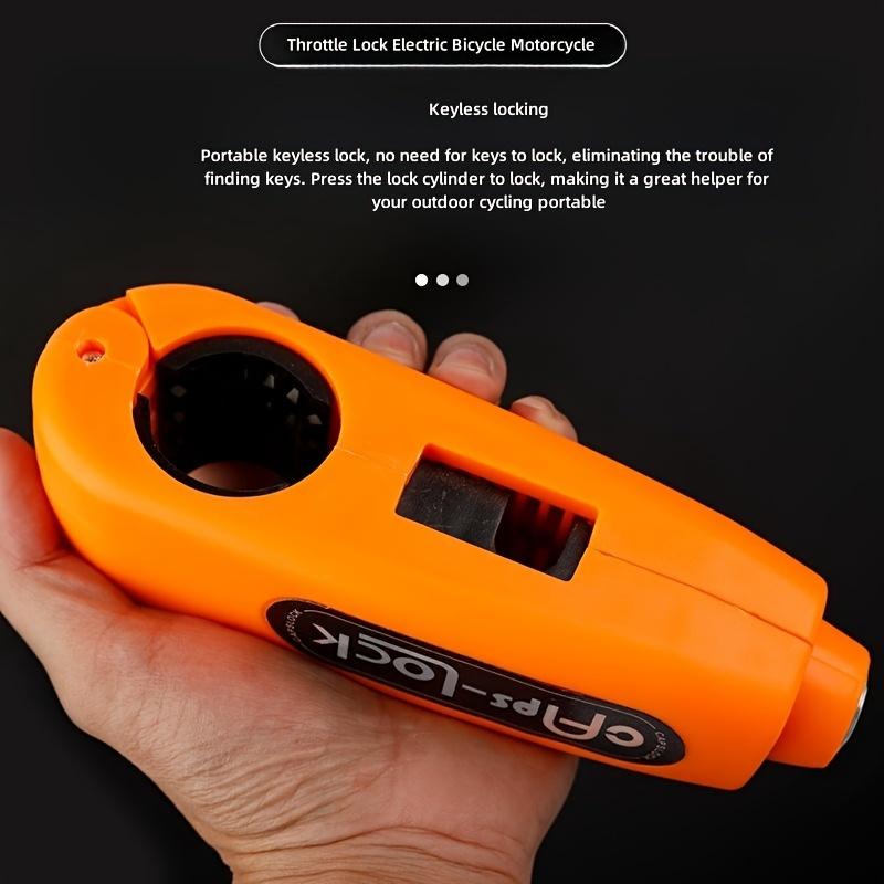 【Upgraded 2025】Industrial Alloy Motorcycle Handlebar Lock, Extreme Heavy Duty Anti-Theft Brake Lever Lock with 2 Keys, Universal Fit for Scooter Bicycle Moped Dirt Bike ATV, Hardened Steel Core, Tamper Proof Throttle Lock Security Accessories