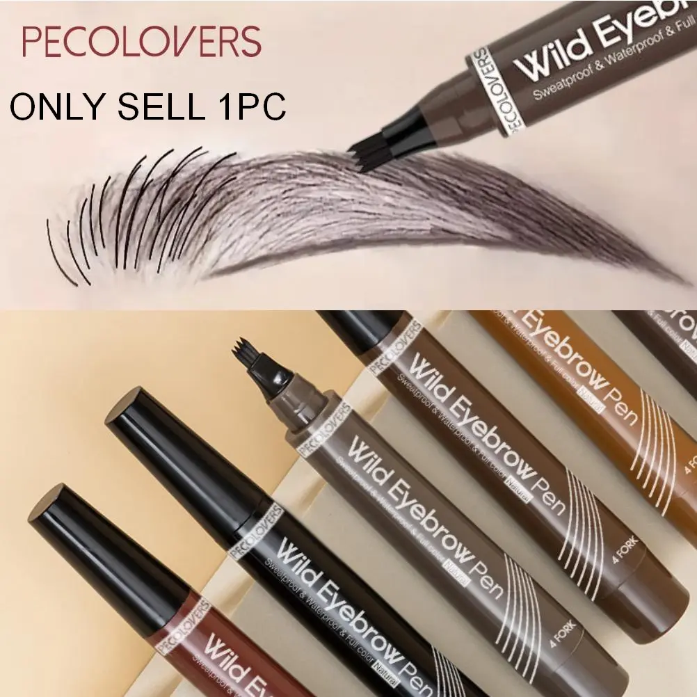 1PC 3D Eyebrow Pencil - Waterproof, Long-lasting Brow Shaping, Color Development, Easy to Use & Fast Application, Suitable for All Skin Types, Cosmetic Eyebrow Pencil