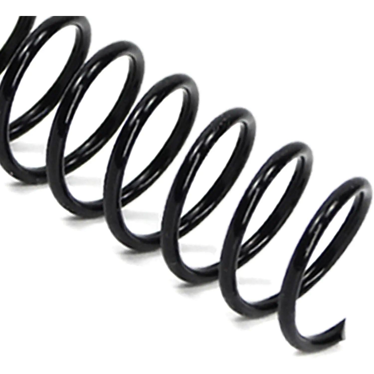 31.8mm Plastic Spiral Coil Binding 3:1 Pitch, 1-1/4 inch, 280 Sheets Capacity Black Coil Binding Spines - Versatile for Office and Educational Tasks, Pack of 50