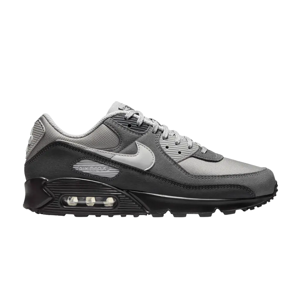 Nike Air Max 90 'Reflective Anthracite' (Unisex) Anthracite/Smoke Grey/Photon Dust/Light Smoke Grey running shoes HQ3817 001