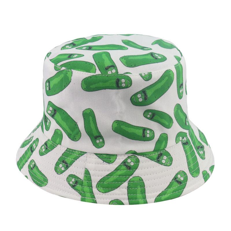 Wholesale bucket hat various vegetable pattern fisherman hat sun hat fedora hat pepper cucumber eggplant wholesale price панама