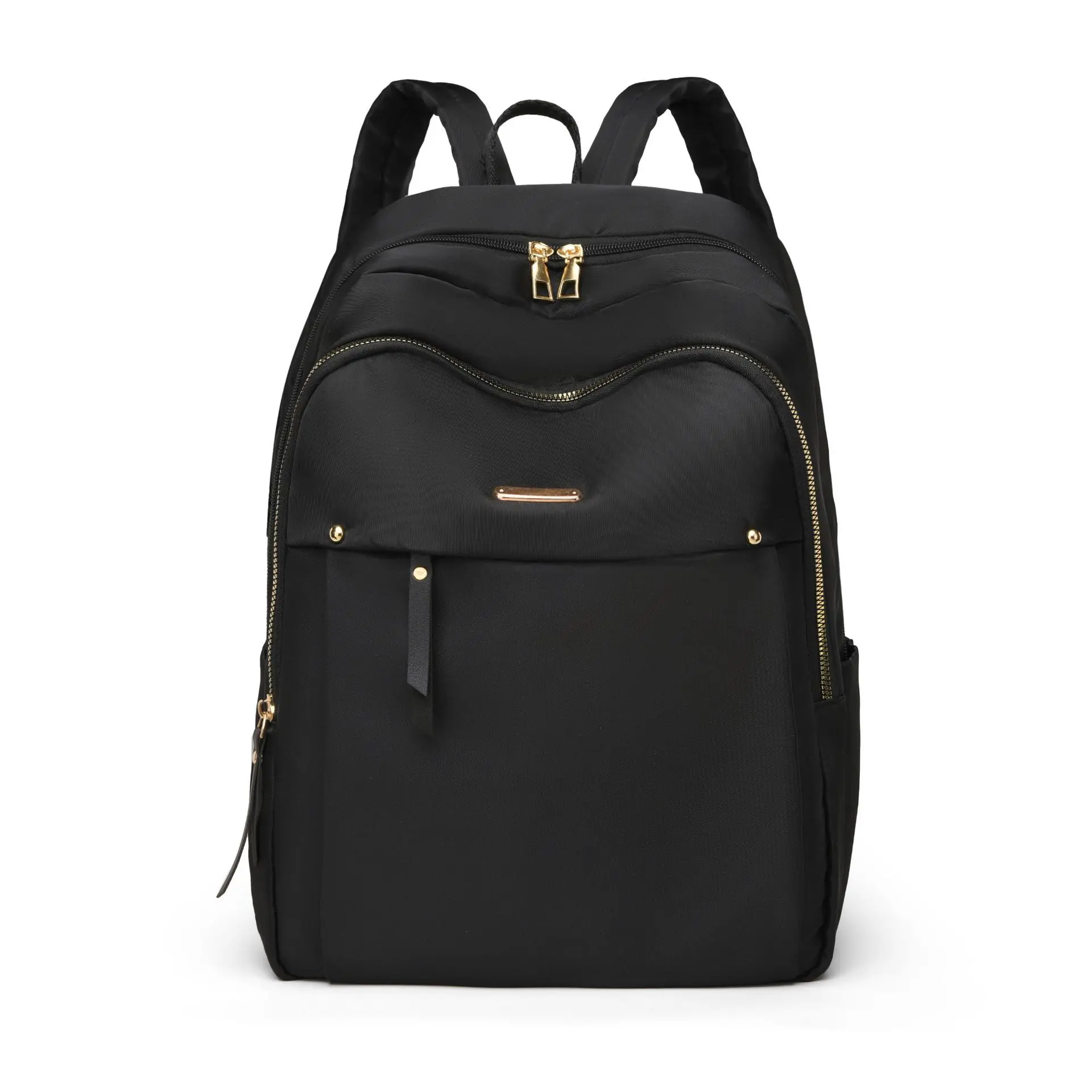 Unisex Plain Large-Capacity Backpacks for Women - Water-Resistant Oxford Cloth School Daypack, Multi-Pockets, Adjustable Padded Straps, Lightweight Durable, All-Match for Travel & Outdoor Activities