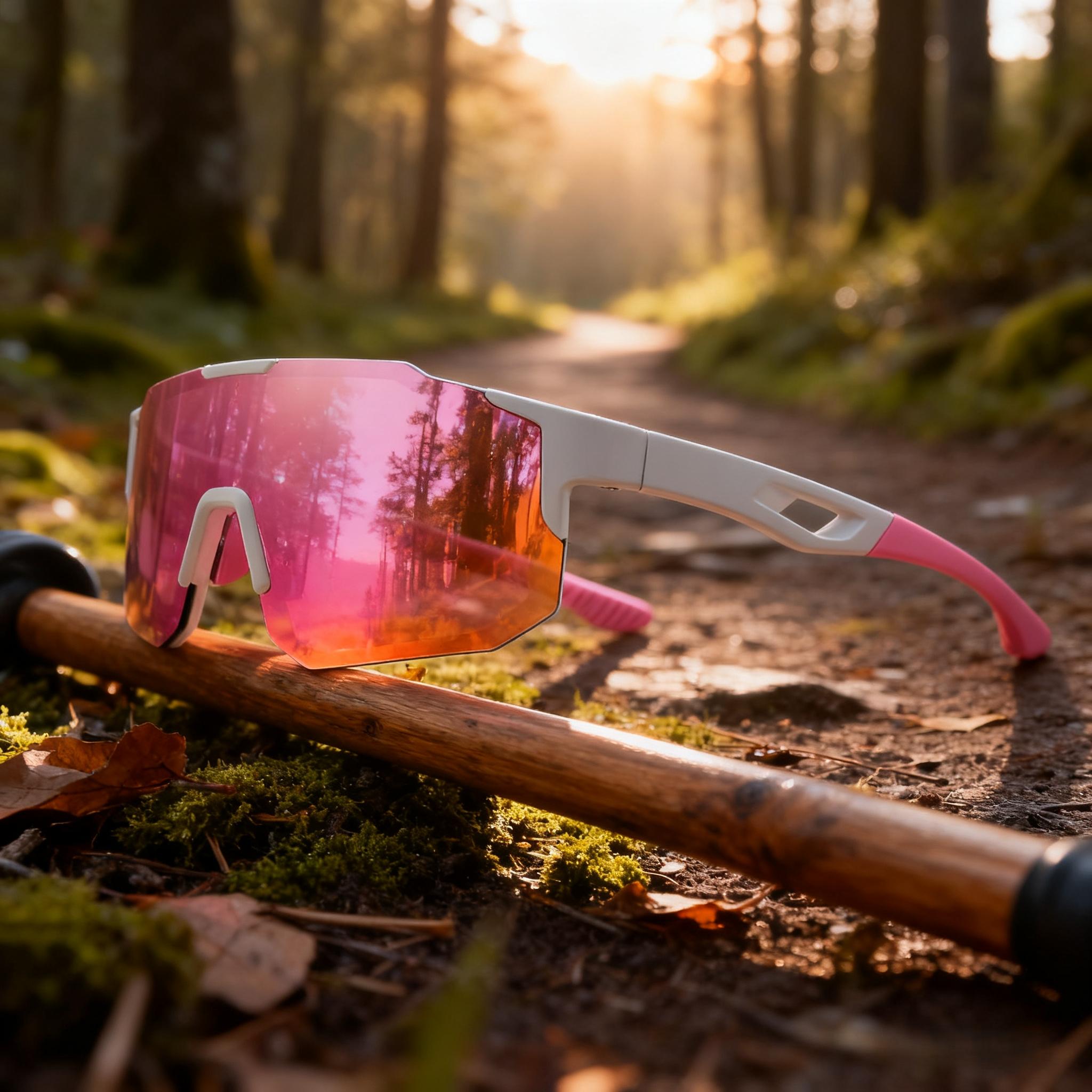 Oversized Wraparound Sports Sunglasses for Men Women, UV400 Protection Colorful Windproof Anti Glare Eyewear, Comfort Fit Unisex Shades for Cycling Hiking Running Fishing Outdoor Activities