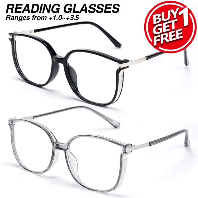 Women's Reading Glasses for Home, Sparkly Floral Design, High-Definition Clear Lenses, Eye Fatigue Relief, Elegant Fashion, Long-Lasting Use, Reading Eyeglasses