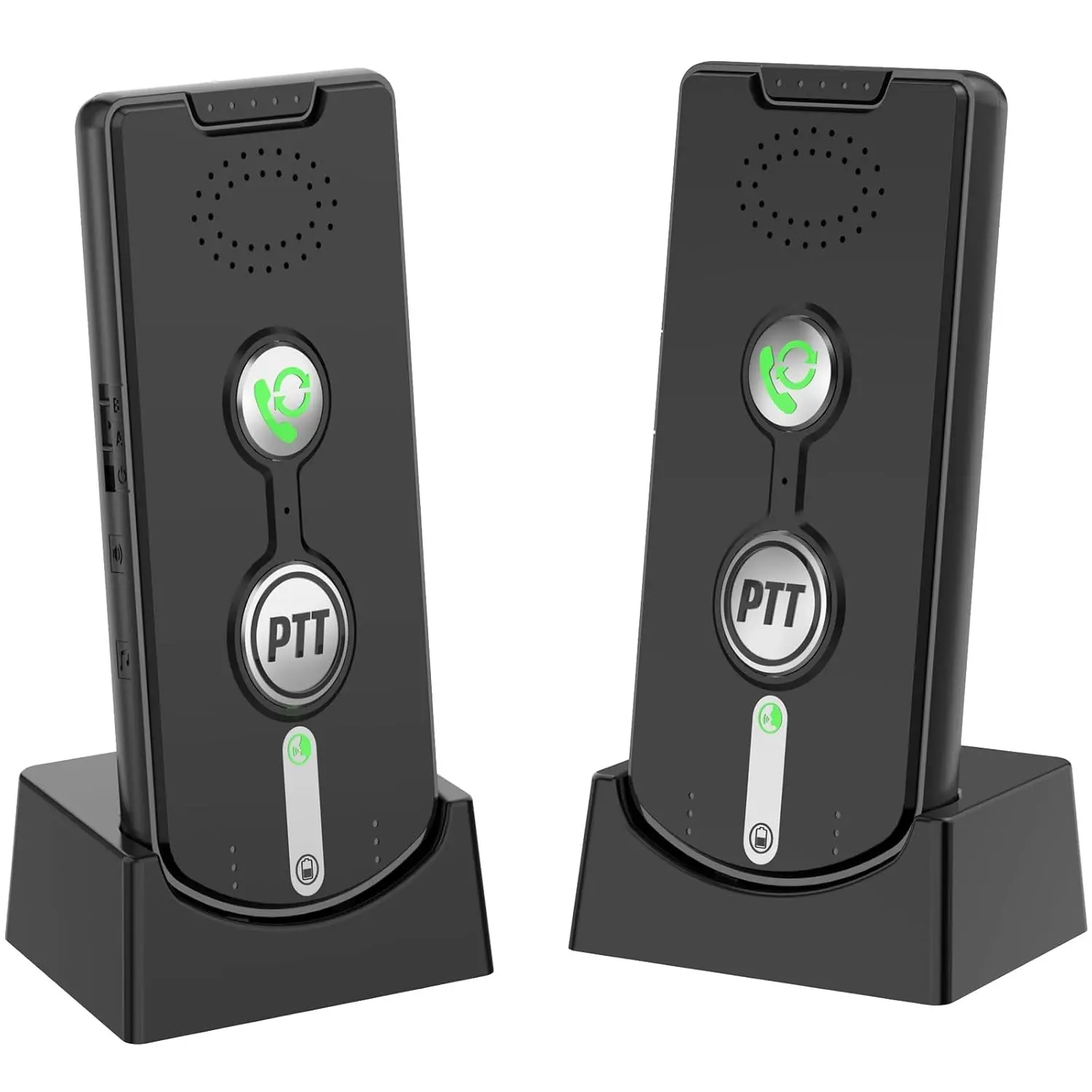 2 Way Wireless Intercom System for Home, 1/2 Mile Long Range, Hands Free Calling, Rechargeable, 120H Standby,Volume Control - Room to Room, Elderly Care, Indoor Outdoor,Use for Home Hospital Hote