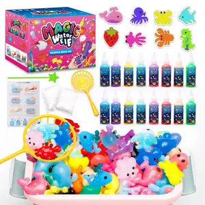 Uinle Baby Magic Water Fairy Toy Set, Aqua Gel Kit for Color Coordination, Water Pet Playset, Perfect Birthday Gift for Kids
