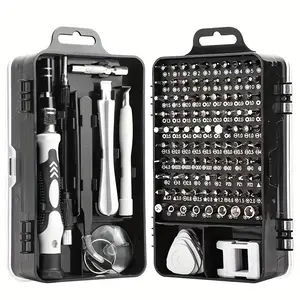 115-Piece Phone Repair Tool Kit, Precision Screwdriver Set, Multi-Function Electronic Screwdriver Kit, Watch Phone Disassembly Tools ()