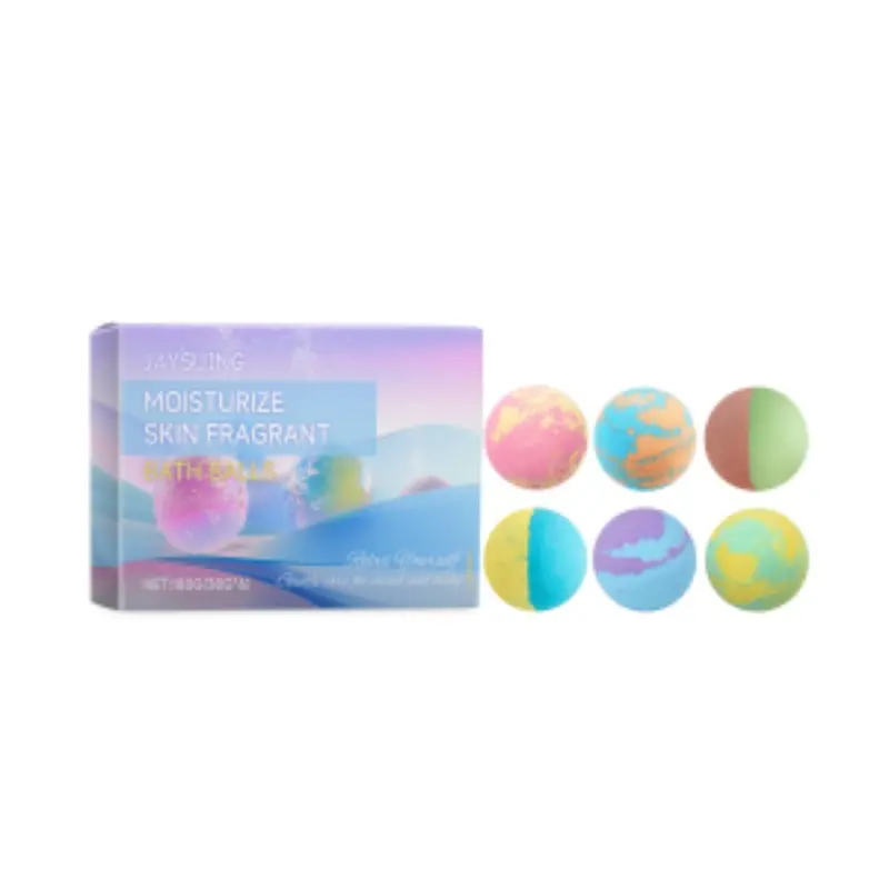 Jaysuing Bath Bomb Set, Fizzy Aromatherapy Bath Ball, Lavender & Rose, Long-Lasting Floral Scent, Stress Relief, Deep Relaxation, Plant-Based, Self-Care Spa