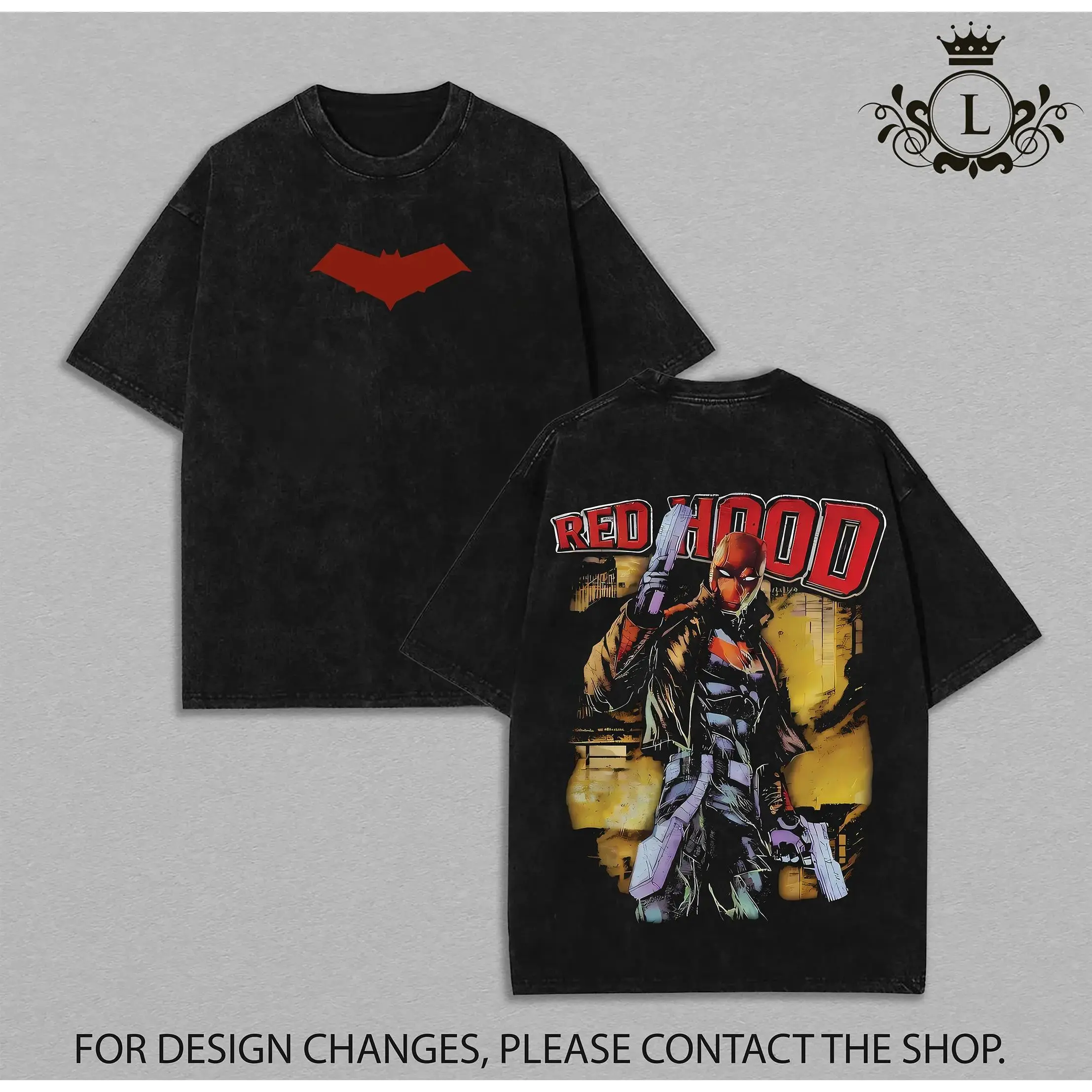 The Red Hood One Side Lightweight Cotton T-Shirt, The Jason Todd Tee , Retro Comic T-Shirt , Gift T-Shirt , Comic Outfit , Hero Merch, Vintage Bootleg Tee