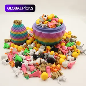100pcs/20pcs 3D Printed Colorful Animal Kingdom Models, Unique Animal Decorations, Room Decoration, Garden Ornaments, Aquarium Accessories, Garden Sculptures Statues #TOP PICKS