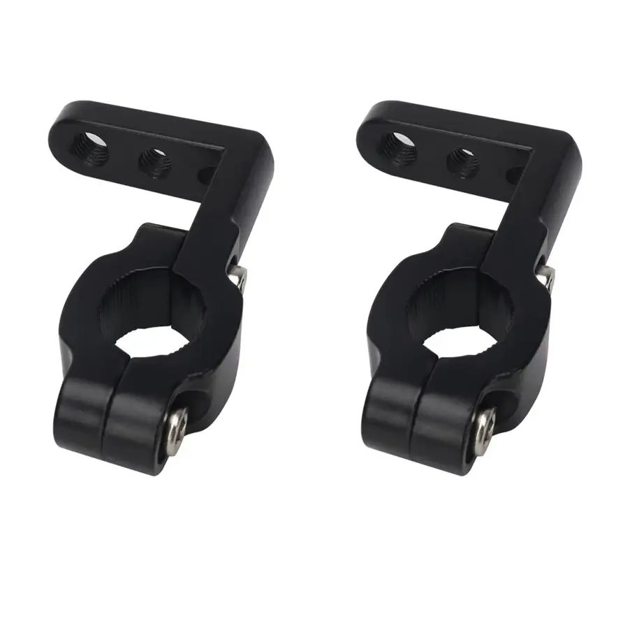 High-Strength Metal Handlebar Mount Bracket, Anti-Vibration Universal Handlebar Clamp, Stainless Steel Screws, for Motorcycles, Bikes, Atvs