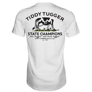 TIDDY TUGGER 1990 STATE CHAMPIONS MEN'S T-SHIRT, funny meme shirt