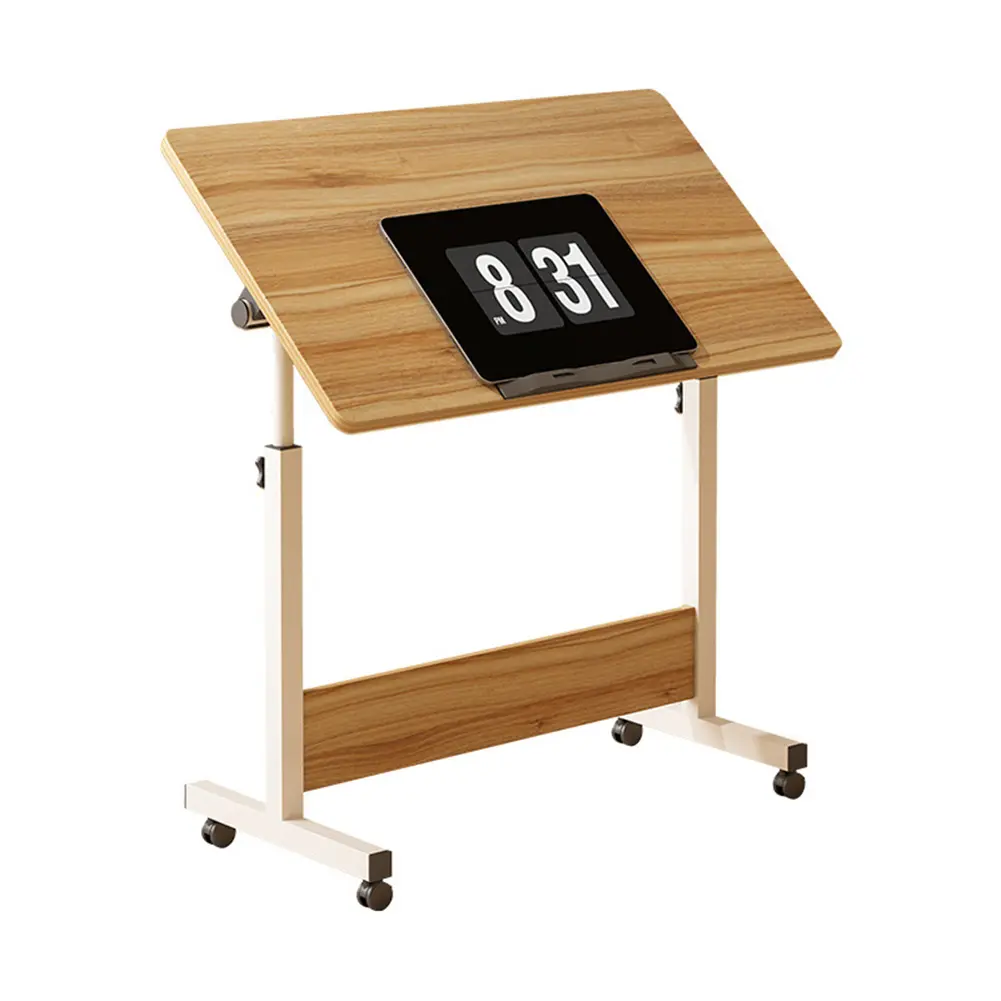 Adjustable Rolling Standing Desk Foldable Mobile Laptop Table with Wheels for Small Space Home Office and Walking Pad Sit Stand Station