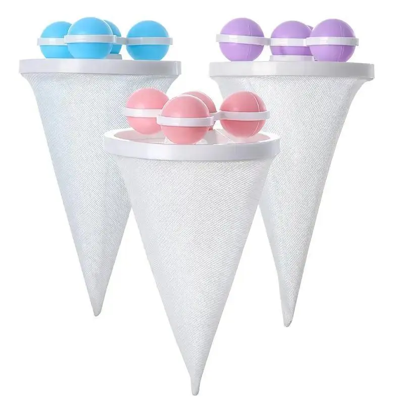 Reusable Floating Laundry Lint Catcher with Mesh Fabric, Washing Machine Pet Hair Filter Bag for Lint Removal, 1 Pack