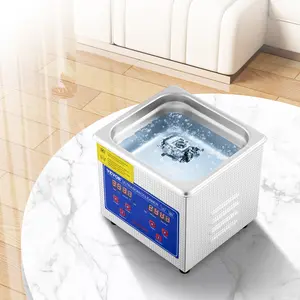 VEVOR 15L Ultrasonic Cleaner with Digital Timer&Heater Professional Ultrasonic Cleaner 40kHz Advanced Ultrasonic Cleaner 110V for Wrench Screwdriver Repairing Tools Industrial Parts Mental Cleaning