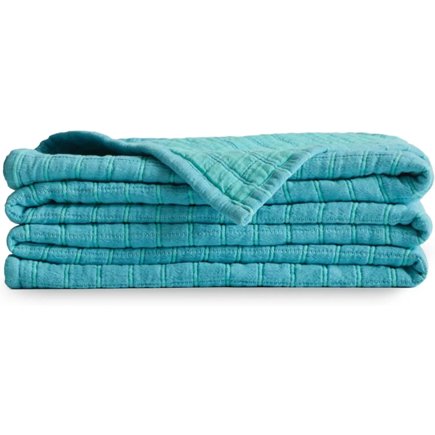 Summer  Blanket,   Throw Blanket | Breathable, Lightweight, Cozy Throw Blanket for Picnic, Beach, Park, or Backyard, Machine Washable, 60" x 80", Teal