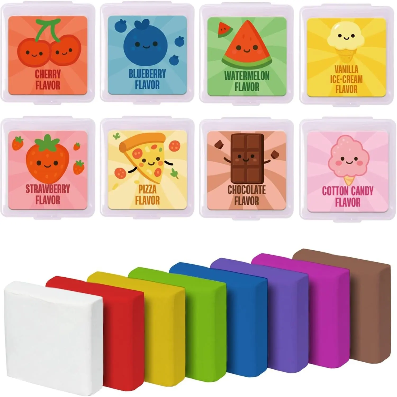 40-Count Scented Kneaded Erasers - Art Supplies for Artists' Painting, Drawing, Pencil Use - Bulk Pack for Prizes, Party Favors, Kneadable