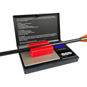 High-Precision Portable Digital Grain Archery Arrow Weight Scale with Arrow Holder, Large Backlight LCD Display, Batteries Included