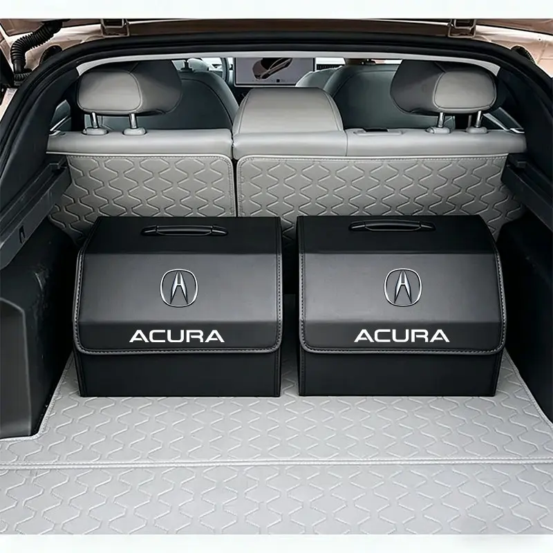Car Trunk Organizer Box Large Capacity Folding Stowing Storage Bag For Acura ADX RDX ZDX Integra NSX MDX TLX CDX ILX RLX TL RL