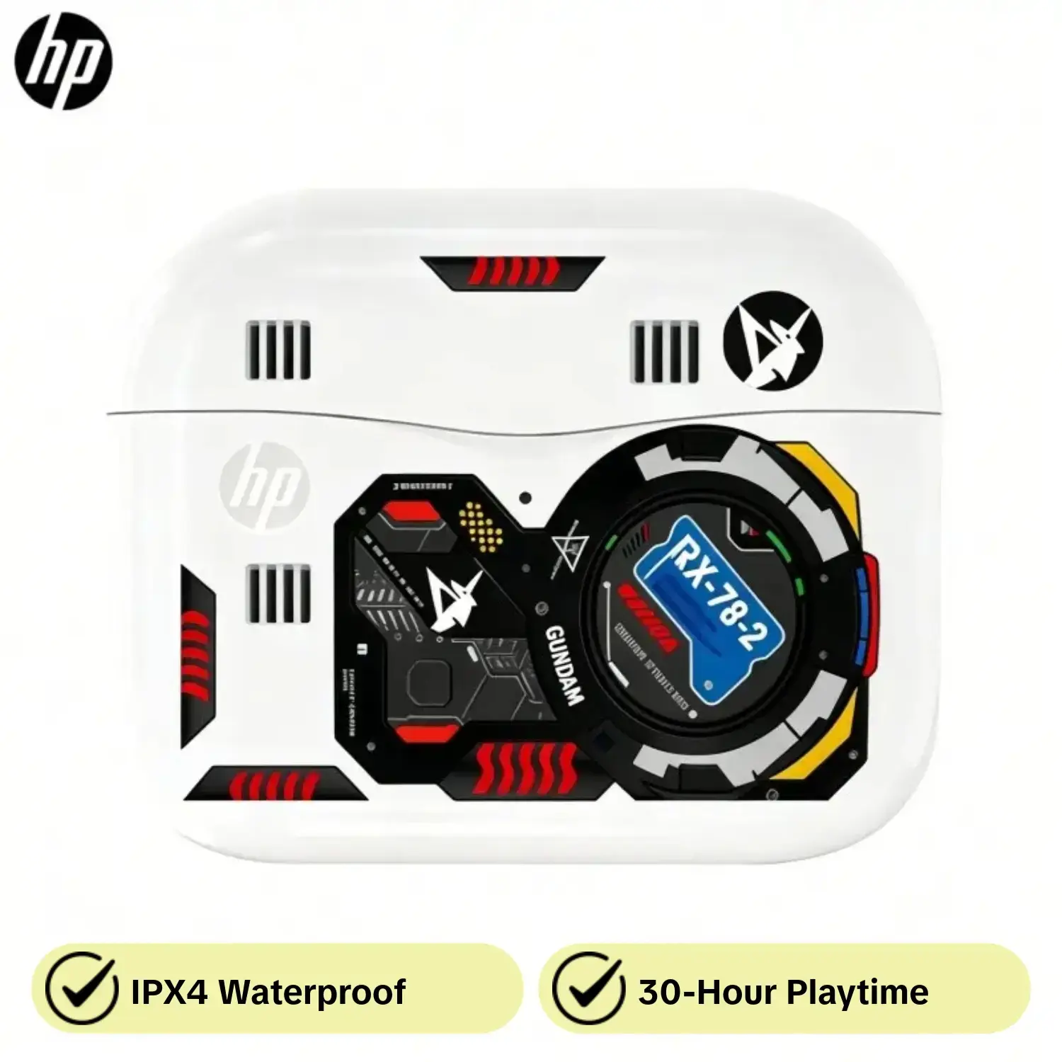 Hp H23a Bluetooth-compatible Wireless Earbuds, In-Ear Headphones, High Fidelity, Ipx4 Waterproof, 30 Hours Playtime, Fashionable Design, Ideal Gift