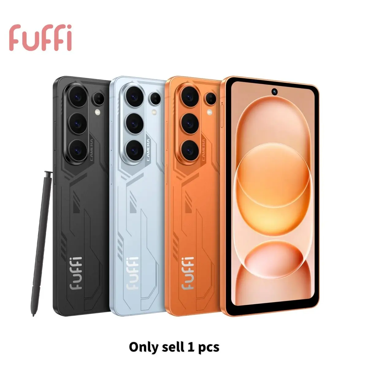 FUFFi-S26 PRO Fashion Smartphone Cell Phone, 6.6-inch HD Display, 3GB RAM + 32GB ROM, 5MP + 16MP Camera, Octa-Core Processor, 4G Connectivity, 3300mAh Battery, Android 10.0, with Stylus Function/GPS/Dual SIM Dual Standby