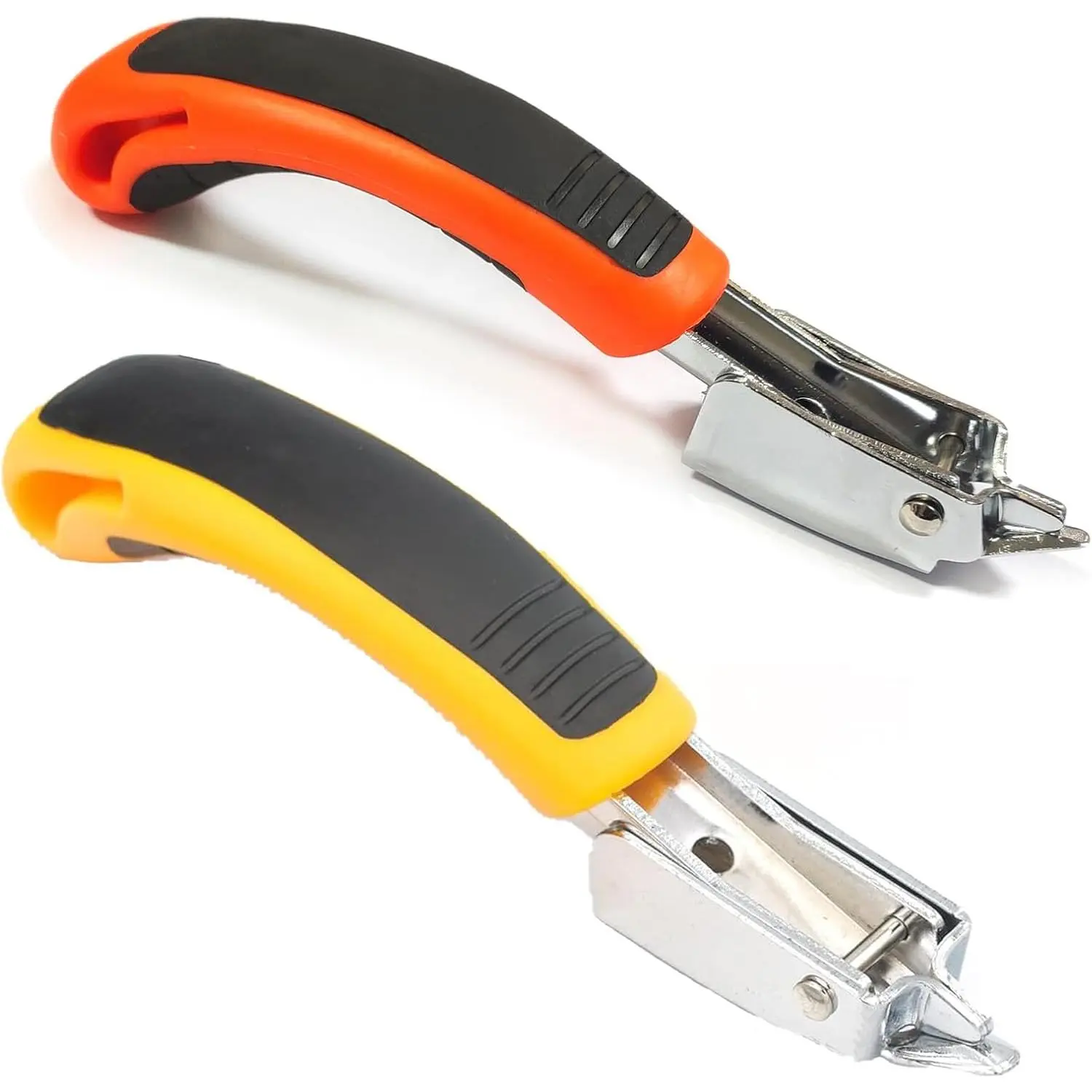 2-Pack Heavy Duty Staple Remover - Professional Upholstery & Carpet Staple Puller Tool with Non-Slip  Handle for Furniture, , Floor, Carton, Construction