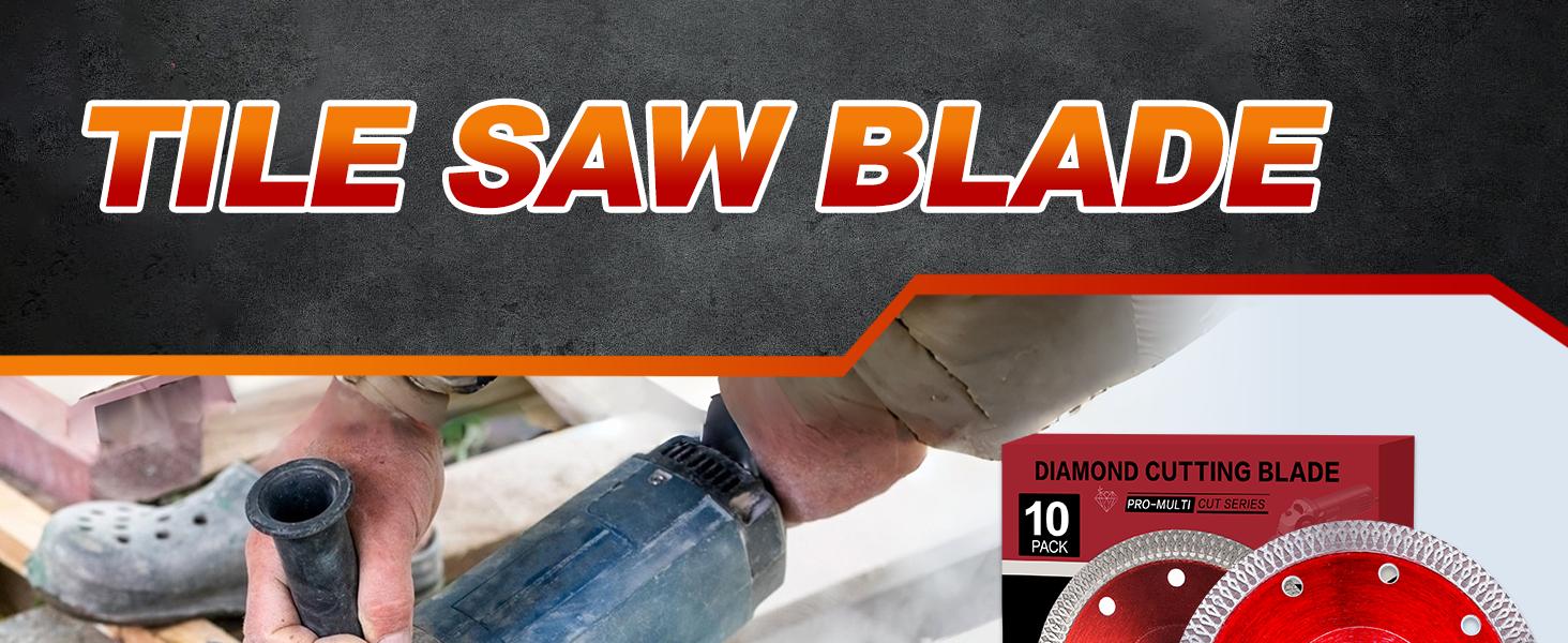 4-1/2" Super Thin Diamond Blade for Ceramic Porcelain Tile, Indestructible Disc for Tile Cutter & Angle Grinder