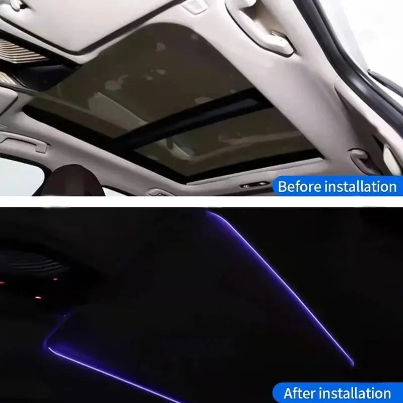 LED Sunroof Light For BMW 3/4/5 Series G20 G30 G01 G05 X3X4X5X6X7 iX3 GT7Series Car Roof Panoramic Skylight Ambient Lights Refit Ambient Lighting Car