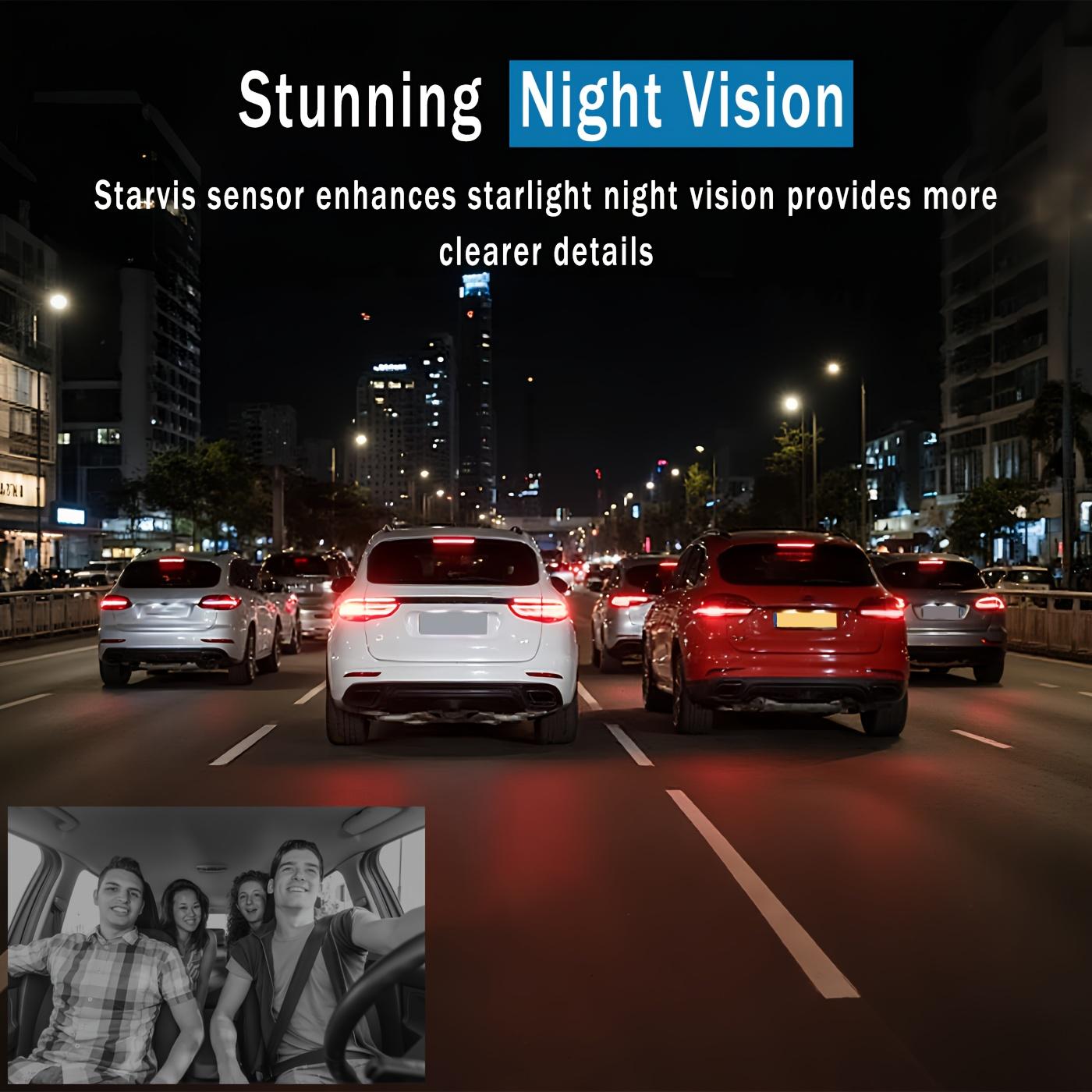 4-Lens Dash Camera Full HD Vehicle DVR with 2-Inch Display, Night Vision, Loop Recording, Motion Detection, Front & Rear Wireless Recording, Rear View Mirror Dash Cam for Accident Evidence, Safe Driving, Parking Monitor, Optional 32GB Storage, Dashcam, Fu 4-Lens Dash Camera Full HD Vehicle DVR with 2-Inch Display, Night Vision, Loop Recording, Motion Detection, Front & Rear Wireless Recording, Rear View Mirror Dash Cam for Accident Evidence, Safe Driving, Parking Monitor, Optional 32GB Storage, Dashcam, Fu