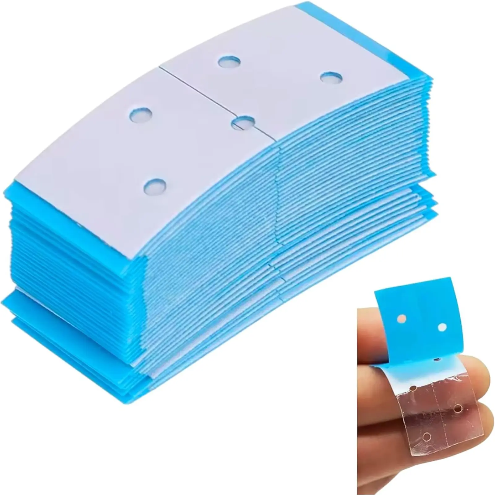 10/50 Pack Double Sided Strong Adhesive Wig Tape, Waterproof Sweat Proof No Residue Lace Front Hair Tape for Wig Attachment