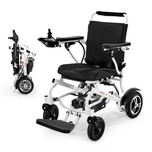 VEVOR Electric Wheelchair for Adults, 300lbs Capacity, Foldable & Lightweight Motorized Wheelchair, 13-Mile Long Travel Range, All-Terrain Powered Chair, Portable for Seniors & Disabled