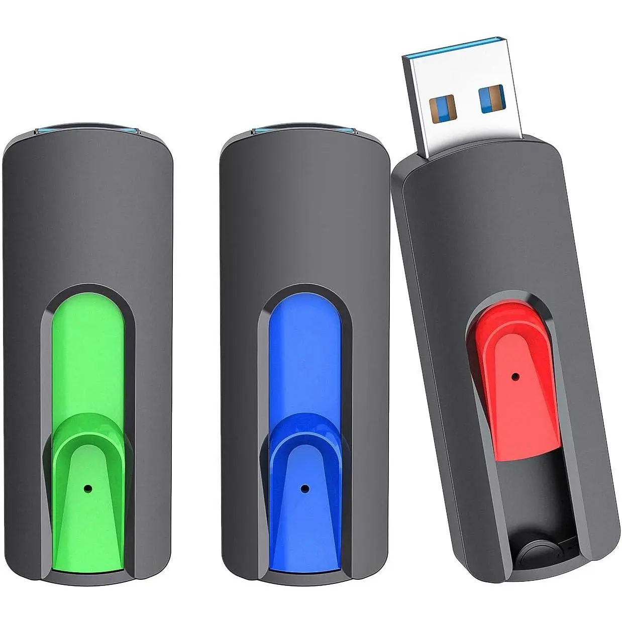 5 Pack 32GB USB Flash Drive, USB 2.0 Memory Stick Thumb Drives Jump Drive Pen Drive for PC Laptop  - 32G
