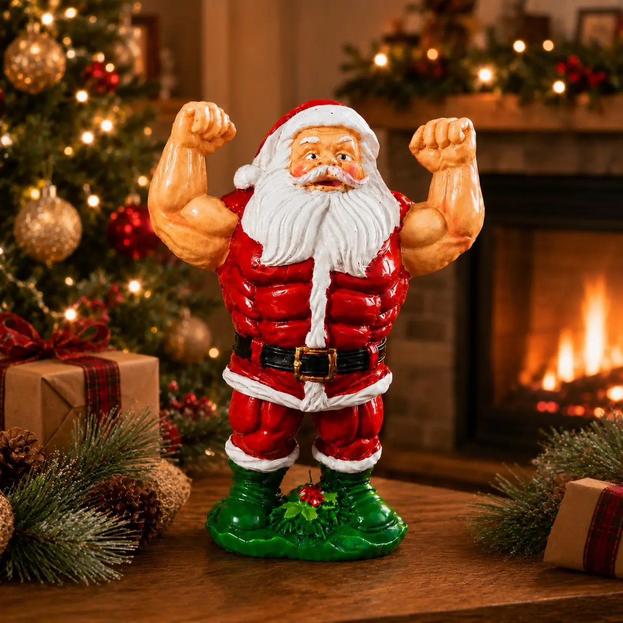 Christmas Santa Claus Statue Mini Ornament, Home Decor, Office Desk Creative Display, Various Festival Gifts, Trendy Holiday Decoration, Christmas Decorations Party