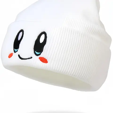 【Black Friday】Cute Knit Beanie with Cartoon Embroidery for Men and Women, Soft, Comfortable, Warm, and Stylish Casual Hat for Fall and Winter #GLOBAL PICKS