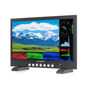 FEELWORLD FVM215 21.5 Inch Ultra Bright 1000nit 3G-SDI 4K HDMI Desktop Broadcast Monitor with Waveform,3D LUT Professional Color Calibrate Directors Monitor