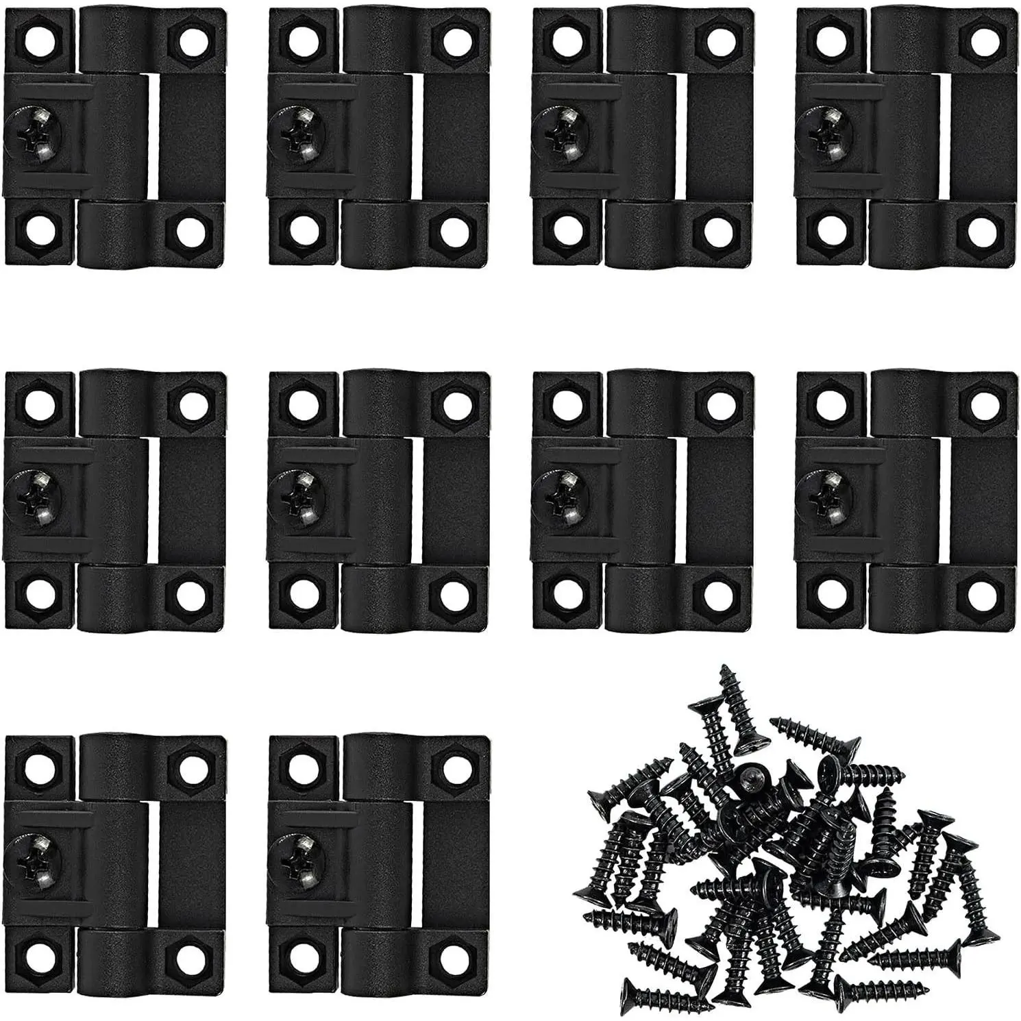 10 Pack Adjustable Torque Hinges for Door Position Control
