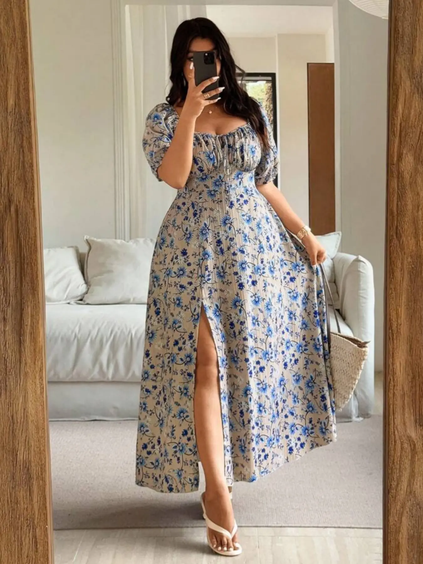 Summer Print Fashion Loose Boho Dress, Stylish and Comfortable, Perfect for Casual Wear, Ideal for Warm Weather