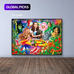 Wizard of Oz Themed 5D DIY Diamond Painting Kit, DIY Diamond Art, Colorful Design, Frameless, Wall Decor for Living Room & Bedroom #GLOBAL PICKS