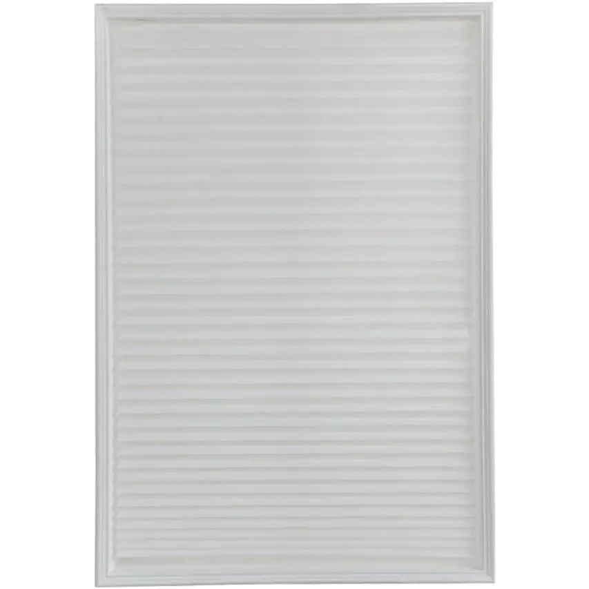 Vertical Pleated Temporary Blinds No Drilling Self Adhesive Easy to Install Fits Blinds Window Roller for Bathroom Kitchen Living Room Office (White), 60*150cm