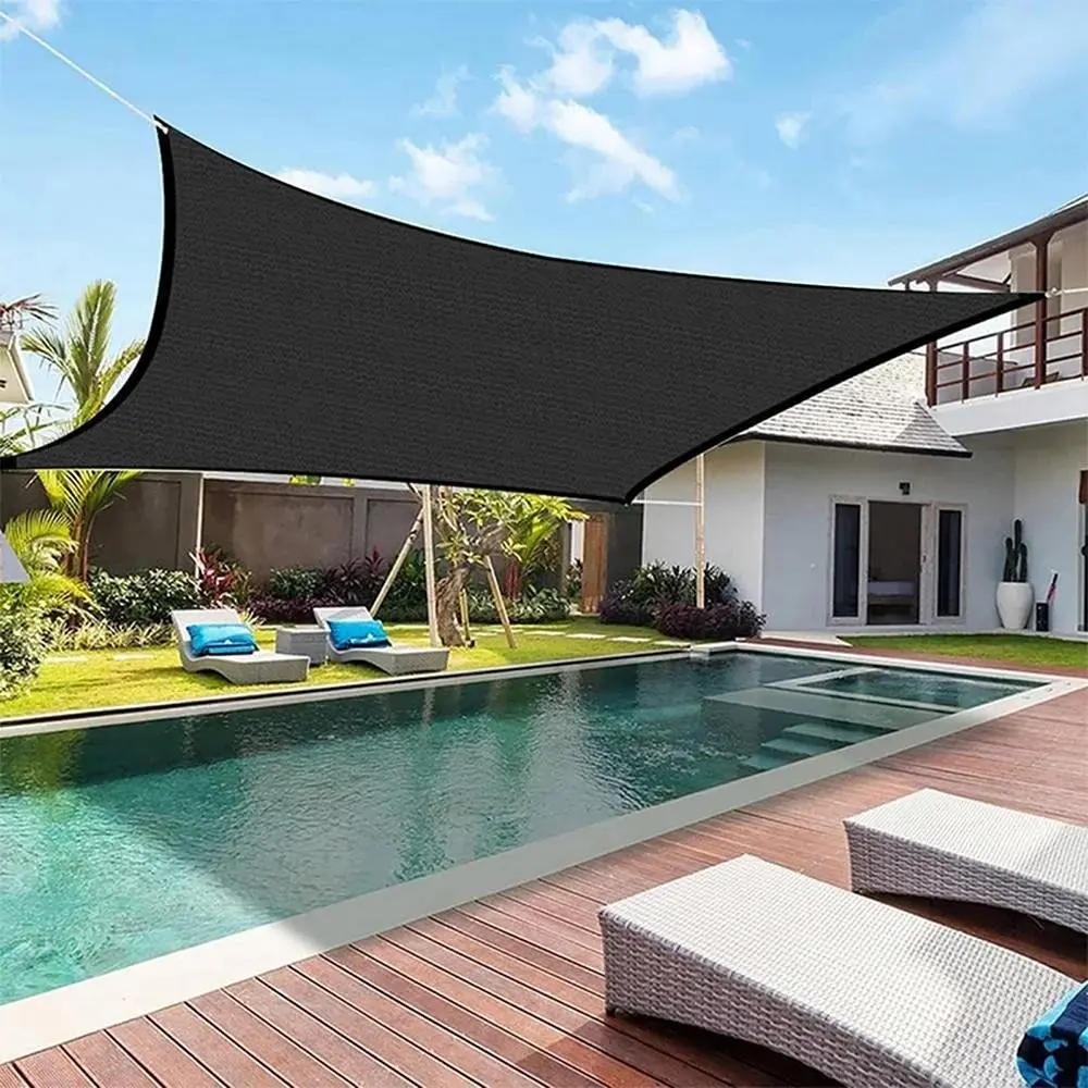 Outdoor Sunshade Canopy, 95% UV Protection, Rectangular Shade Sail for Pool, Garden, Yard, Outdoor Facilities, UV Blocking Cover, Patio Sunshade Canopy, Outdoor Sun Shades for Patio