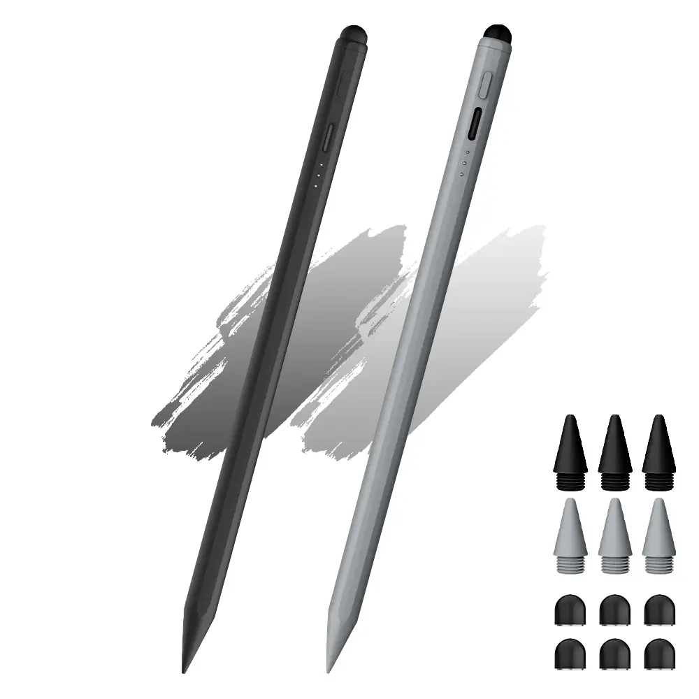 MEKO Active Stylus Pen for iPad (Pro/Air/Mini, 6-10th Generation) - Tablet Accessories with Palm Rejection, Tilt Sensitivity, Fast Charging, Magnetic Rubber Tip for Writing & Digital Drawing, Digital Pen, Artists